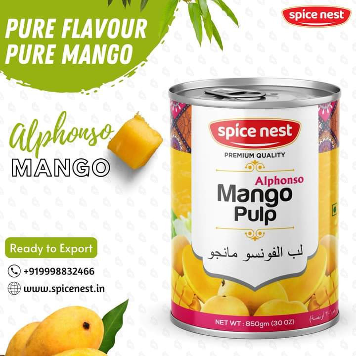 spice nest alphanso mango pulp